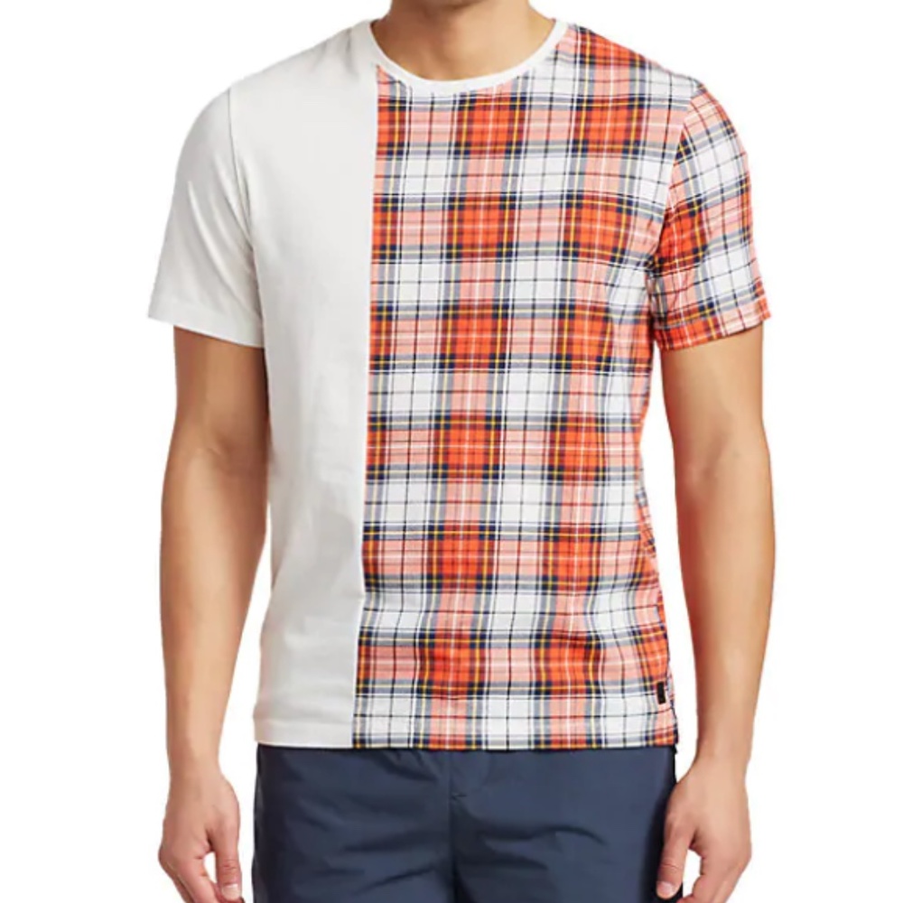 Madison supply Split Check Tee XXL NWT - Picture 4 of 10